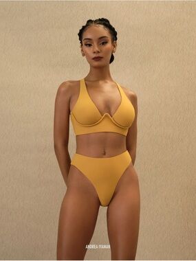 Andrea Iyamah FULL SET Kasa Underwire High-Waist Bikini